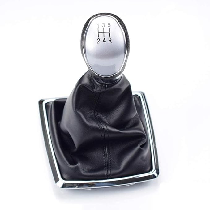 TKSE 6-Gang Schaltknauf Set Für VW Transporter T5/T6 (2003-2011) - Komplettsatz Mit Manschette