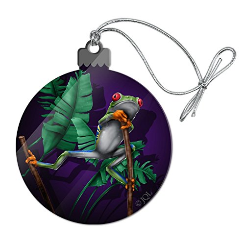 Graphics and More South American Tree Frog Hanging Out Acrylic Christmas Tree Holiday Ornament