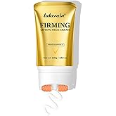 SHEEYOON Firming Neck Cream with Roller, Lifting Neck Cream contains Hexapeptide, Moisturizing Tightening lotions Cosmetic Skin Care Repair