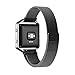 Balerion-Mesh band for fitbit blaze,Milanese Loop Stailess Steel Strap for Fitbit Blaze Fitness Watch(6.7-8.1 in) with Stylish Magnet Lock-L Black