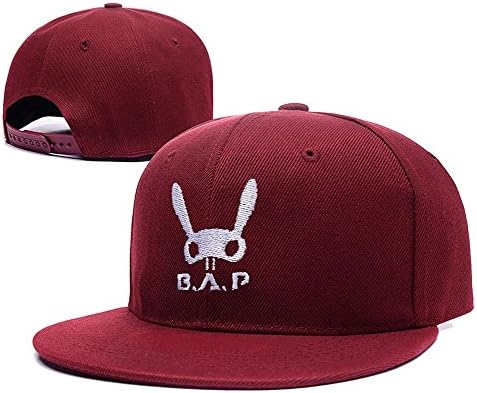 RHXING KPOP B.A.P BAP Adjustable Snapback Embroidery Hats Caps Red