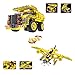 Geekper 2 in 1 Building Blocks Kits for Kids - Truck and Propeller Plane Engineering Machines Construction Set - 361 Pcs