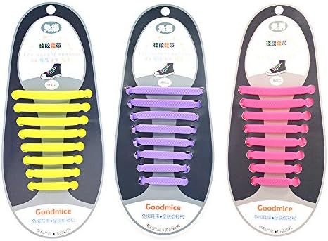 16pcs New Design Convenient No Tie Shoelaces Set Silicone Elastic Shoe Lace
