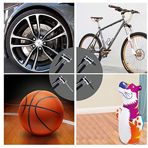 VSTM Portable Air Compressor Mini Air Tyre Inflator Hand Held Tire Pump 2000mAh with Digital LCD LED Light Rechargeable 12V Li-ion Battery 150PSI for Car Bicycle RV Tires and Other Inflatables