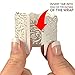 Votive Candle Holders - Flameless Tea Light Votive Wraps - 48 White Colored Laser Cut Decorative Wraps Flickering LED Battery Tealight Candles (not Included) - Frux Home and Yard