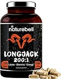 Long Jack (Tongkat Ali) 200:1, 1000mg Per Serving, 120 Capsules, Powerfully Supports Libido, Energy Boosting & Enhanced Stamina for Men & Women, Non-GMO and Made in USA