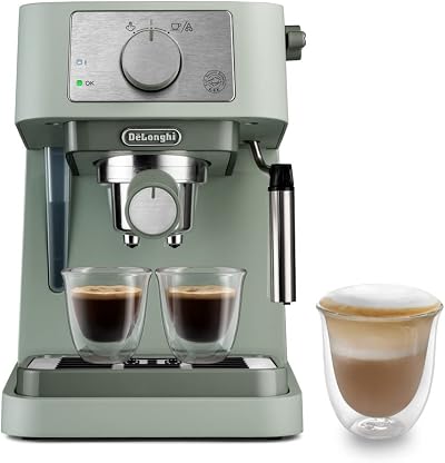 DeLonghi Stilosa EC260.GR 15 Bar Espresso Cappuccino Machine Green