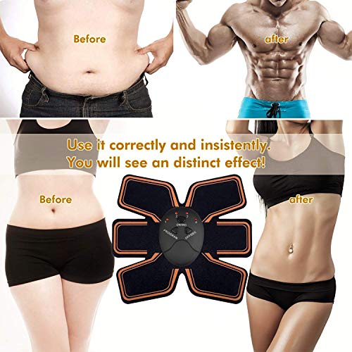 Abs Stimulator, Muscle Toner - Abs Stimulating Belt- Abdominal Toner- Training Device for Muscles- Wireless Portable to-Go Gym Device- Muscle Sculpting at Home- Fitness Equipment for at-Home Workouts