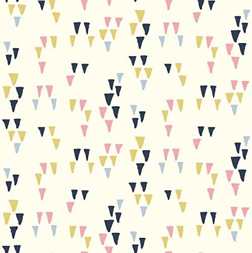 Arrowhead Cream - Wildland - Birch Fabrics - ORGANIC COTTON - MI-09-Cream - Tepees Wigwams Native American Triangles Arrows (Half yard)