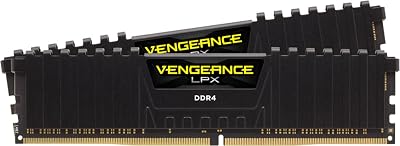 Corsair VENGEANCE LPX 16GB (2 x 8GB) DDR4 3200 CL16 Desktop Memory Black