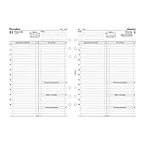 Filofax 2016 Refill, A5, Daily Business Style, English, 8.25 x 5.75