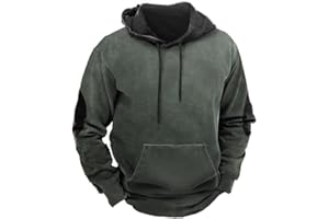 GENERIC Aztec Pattern Hoodies for Men Vintage Crewneck Sweatshirt Drawstring Long Sleeve Hoodie Western Graphic Sweatshirts