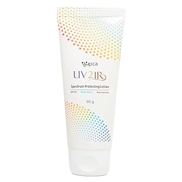 IPCA UV 2 IR Spectrum Protecting Lotion SPF 50, Boots Star 5, Protection Sunscreen (50g)