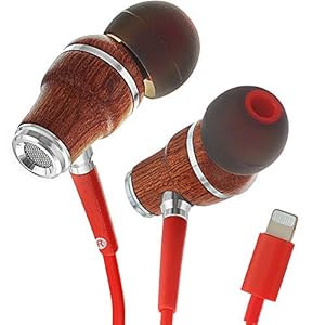 Symphonized NRG MFI Oordopjes, Gecertificeerde Lightning Oordopjes, Premium Echte Sapele Houten In-ear Geluidsisolerende…