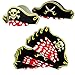 Funny Party Hats Pirate Party Hats - 12 Pack - Pirate Party Supplies - Pirate Birthday Hat (Polka Dots Paper Pirate Hats - 12 Pack)