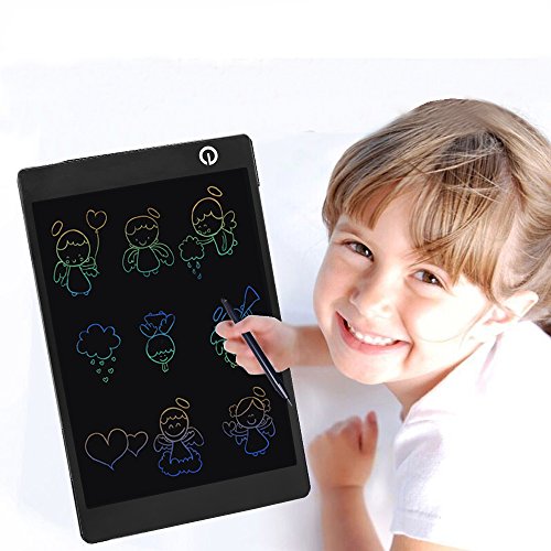 LCD Writing Drawing Tablet - 9.7 Inch Handwriting Drawing Sketching Graffiti Scribble Doodle Board eWriter,Great Gift for Kids (9.7 inch colorful)