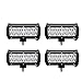 Led Light Bar,YITAMOTOR 4PCS 36W 7Inch Spot LED Work Light Pods Off Road Driving Light Fog Lights Waterproof Truck Tractor Car Boat Motorcycle 4WD ATV SUV, 2 Years Warranty