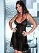 Women Outfits Halter Lingerie Nightwear Lace Top Babydoll X-Large