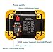 SUNZONE Portable LED COB Work Light,Outdoor Waterproof Flood Lights, for Camping,Hiking,Car Repairing,Workshop,Construction Site,Builtin Rechargeable Battery Power Bank and SOS Emergency Mode(Yellow)