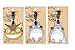 Set of 3 - Super Cute Kawaii Cartoon Silicone Travel Luggage ID Tag for Bags Suitcases (Assorted) (Totoro)