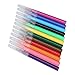 Shinehalo 12pcs Washable Watercolor Markers Pen Set, Color Pen Set Line Drawing Pen Point Markers for Electric Spray Paint Pen Spray Art, Painting Air Marker Sprayer Set