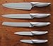 Quality Kitchen Knife Set – 5 Kitchen Knives with Sheaths - Paring, Utility, Bread, Carving, Chef Knife - Non-Stick Coating for Easy Cutting and Cleaning - Extra Sharp Stainless Steel Blades