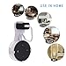 Wall Mount for Dot w/Cord (2 pcs White) - Wall Hanger Cable Holder for Dot 2nd Generation | No Drilling Screwless Full Protection Easy Mount Home Accessories by Adika