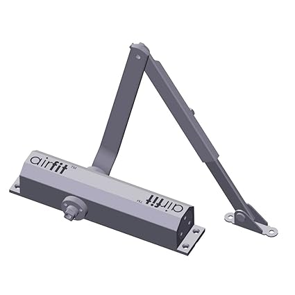 Airfit Hydraulic Premium Door Closer (Silver)