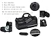 MIER 20 Inch Gym Bag with Shoe Compartment Men Duffel Bag, Black
