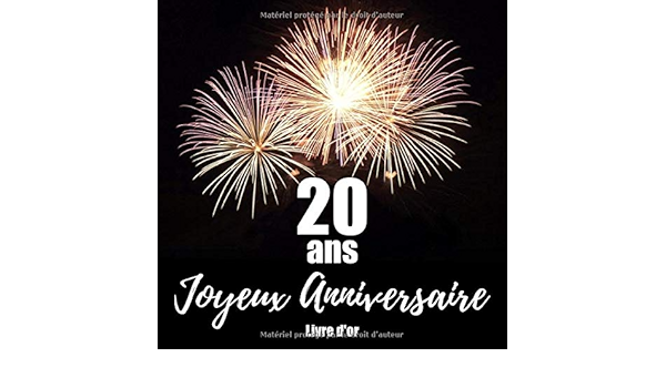 Amazon Com Ans Joyeux Anniversaire Livre D Or I Ans Decoration Noir Or Feux D Artifice I Pour 60 Entrees I Softcover I Pour Les Felicitations Ecrites Que D Or Anniversaire Ans