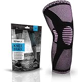 POWERLIX Knee Compression Sleeve - Best Knee Brace for Men & Women â€“ Knee Support for Running, Basketball, Weightlifting, Gym, Workout, Sports â€“ Please Check Sizing Chart