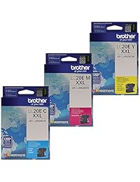Brother LC20E - Cartuchos de tinta de alto rendimiento (solo colores)