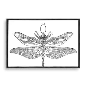Framed Canvas Wall Art for Living Room, Bedroom Abstract Canvas Prints for Home Decoration Ready to Hanging - 16x24 inches