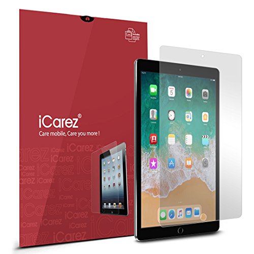 iCarez[Anti-Glare] Matte Screen Protector for Apple 10.5-inch iPad Pro (2017) Premium Easy Install with Lifetime Replacement Warranty Pack of 2