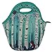 Artovida Artists Collective Insulated Neoprene Lunch Bag With - Design by Michelle Li Bothe (Germany) Birches - Washable Soft Lunch Tote for Work and Picnic - Classic