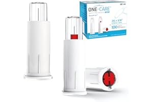 ONE-CARE Safety Pen Tips Duo, 31G x 3/16'' (5mm), Dual-End Safety Shield, Universal Fit, 100/bx, Comfortable, Pre-Sterile, Ultra-Fine Fit for Pen Devices,