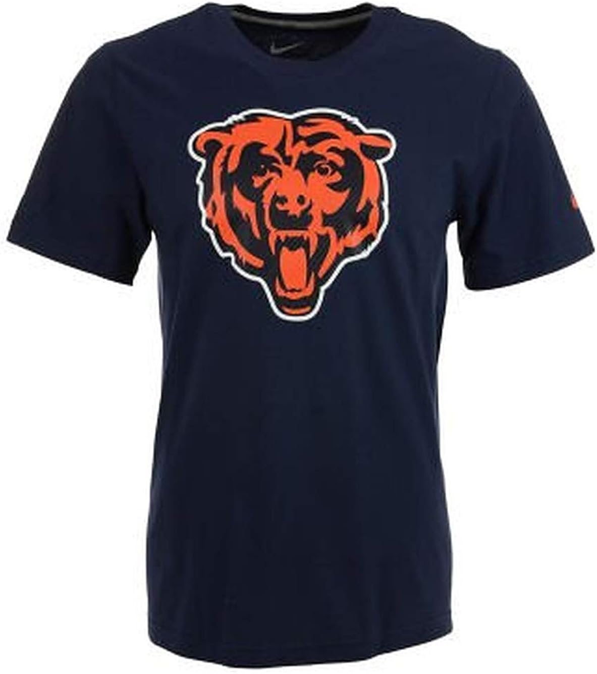 Nike Chicago Bears Logo Navy TShirt (Small) Clothing