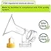 Nenesupply Pump Parts with 27mm Flanges Compatible with Medela Breastpumps Incl. Flange Breastshield Valve Membrane for Pump in Style Symphony Swing Not Original Medela Pump Parts