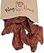 Pig Ear Chews for Puppies - Hand-Inspected Half Cut Pig Ears for Small - Medium Dogs, Long Lasting Dog Chews in Re-sealable Bag, 28 count