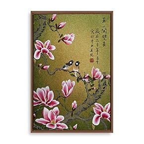 Framed Canvas Wall Art for Living Room, Bedroom Chinese Style Canvas Prints for Modern Home Decoration Ready to Hang - 16"x24" inches