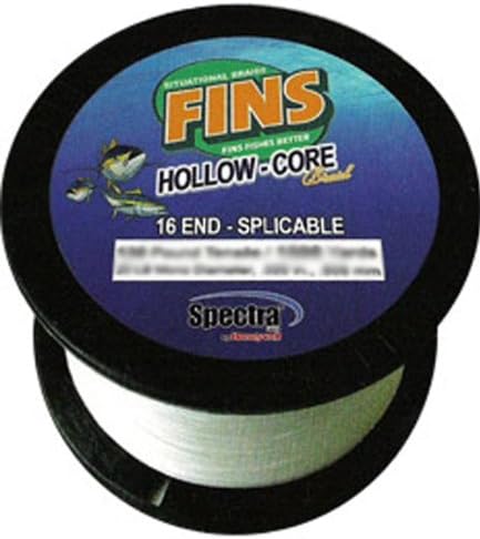 Fins Spectra 600-Yards Hollow Core Fishing Line