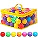 120 Count 7 Colors Free BPA Free Crush Proof Plastic Balls for Ball Pit Balls for Toddlers Kids Toys primary
