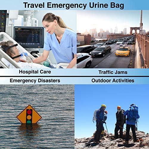 NuLaVie Disposable Urine Bags for Men and Women - Leakproof Travel Emergency Pee Bag 4-Pack with Sani Wipes - Portable Urinal Bags for Traffic Jam, Car, Camping - Emergency Toilet Bags for Children 3 NuLaVie Disposable Urine Bags for Men and Women - Leakproof Travel Emergency Pee Bag 4-Pack with Sani Wipes - Portable Urinal Bags for Traffic Jam, Car, Camping - Emergency Toilet Bags for Children