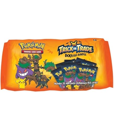 Amazon.com: Pokemon Cards: Trick or Trade Halloween Booster Bundle