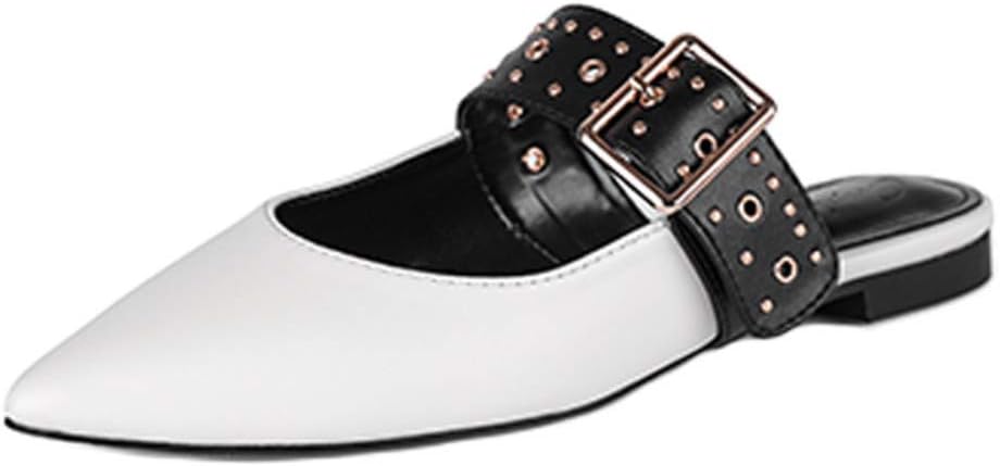 Sandals Small Ck Baotou Half Slippers Female Flat Bottom Pointed 2019 Wear Women's Shoes Sandals and Slippers Female Summer Muller Shoes
