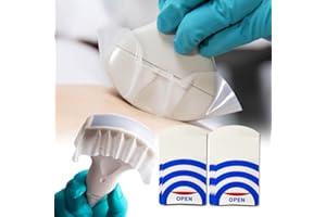 MUROCEA Ultrasound Probe Cover, Disposable Adhesive Latex-Free Clear, 5"Lx 3"W (50 Pcs)