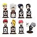 OIVA 8 Pieces Cute Naruto Ochatomo Mini Figure Set