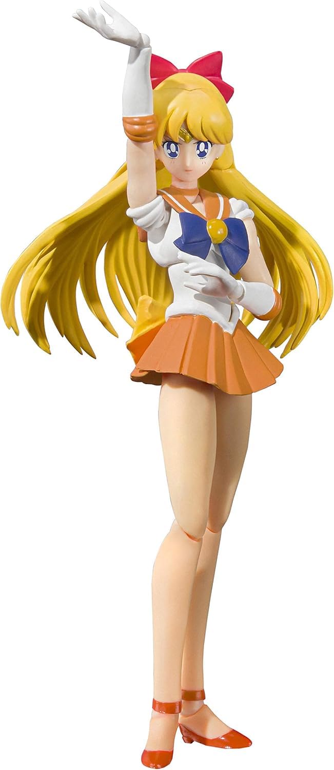 TAMASHII NATIONS - Pretty Guardian Sailor Moon - Sailor Venus -Animation Color Edition-, Bandai Spirits S.H.Figuarts Action Figure