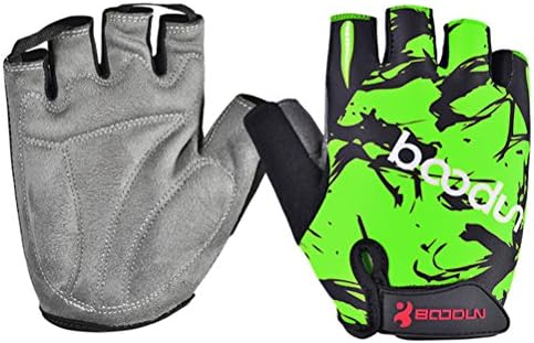 Men's Half Finger Outdoor Anti-Slip Breathable Cycling Gloves Fitness Sunscreen Racing Sports Gloves
