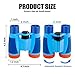 Binoculars for Kids, High Resolution Compact Kids Binoculars for Bird Watching, Hiking, Hunting, Outdoor Adventure Kit for Kids - Kids Binoculars Boys, Compass and Magnifier (Blue)